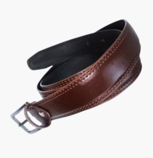 Dark Brown Color Genuine Cow Leather Belt